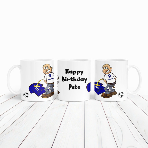 England Weeing On Scotland Funny Soccer Gift Team Rivalry Personalized Mug