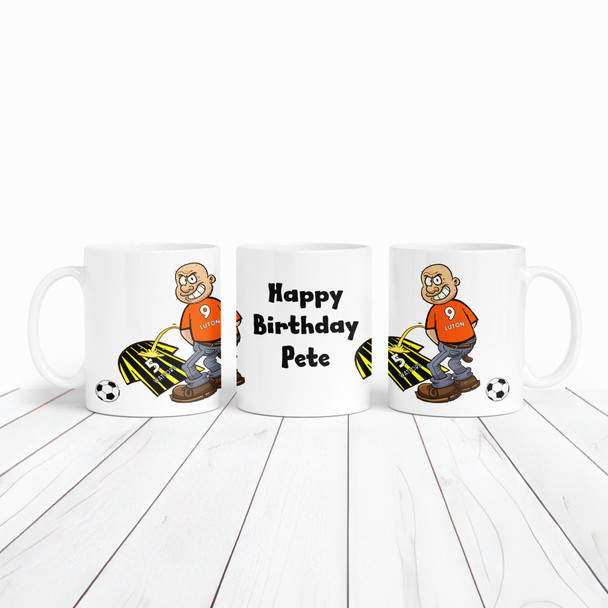 Luton Weeing On Watford Funny Soccer Gift Team Rivalry Personalized Mug
