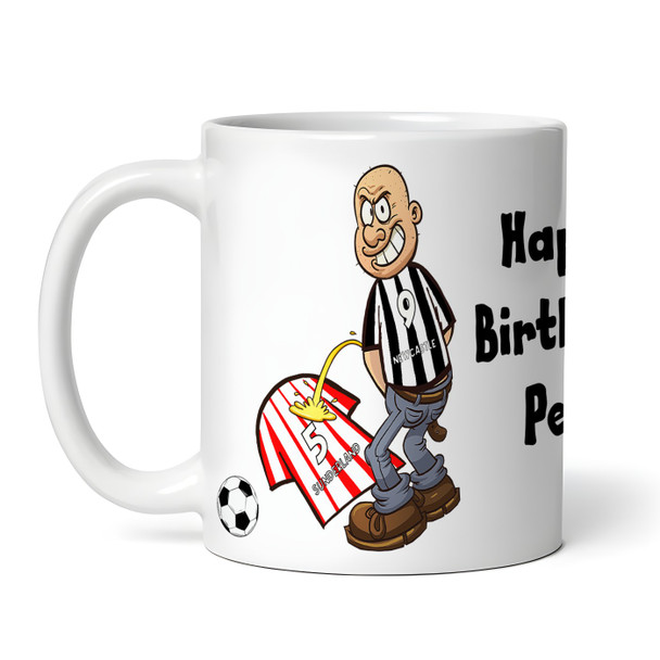 Newcastle Weeing On Sunderland Funny Soccer Gift Team Rivalry Personalized Mug