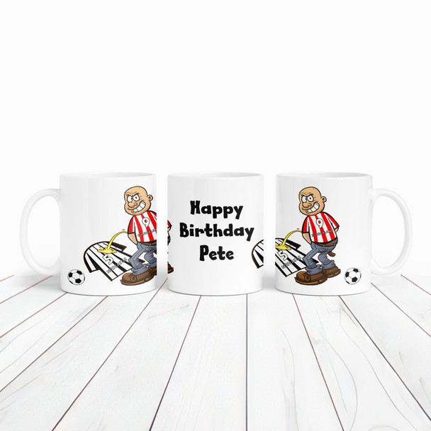 Sunderland Weeing On Newcastle Funny Soccer Gift Team Rivalry Personalized Mug