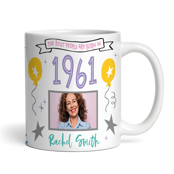 Any Year You Were Born Special Birthday Facts Photo Female Gift Personalized Mug