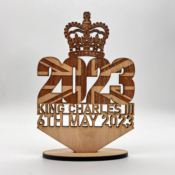 2023 Crown King Charles Coronation Souvenir Keepsake Engraved Personalized Gift