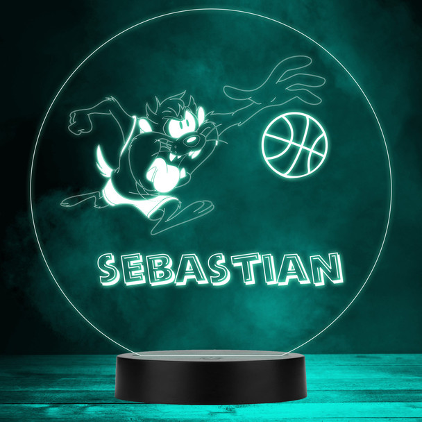 Tasmanian Devil Looney Tunes Kids Personalized Gift Color Changing Lamp Night Light