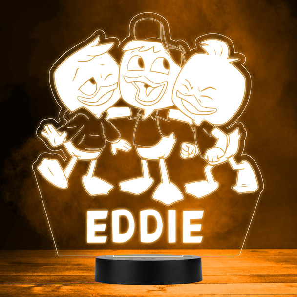 Duck Tales Disney Kid's TV Cartoon Personalized LED Lamp MultiColor Night Light