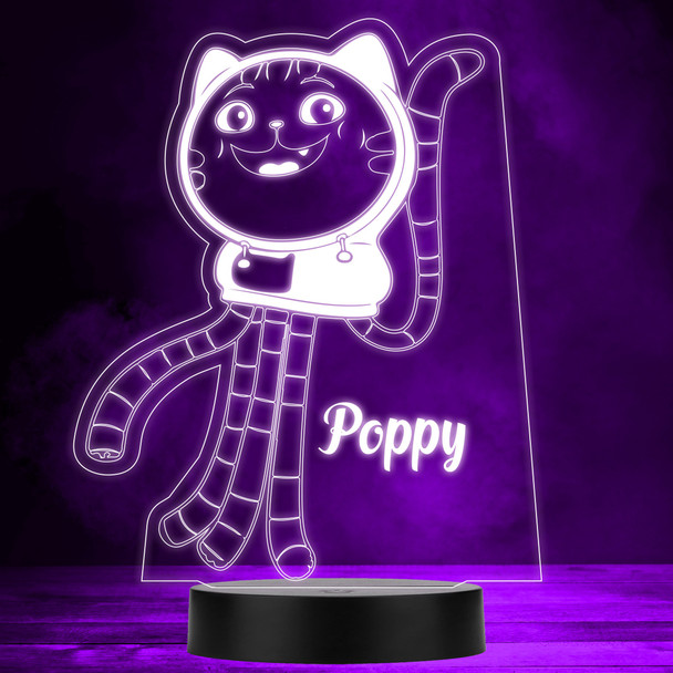 Gabby Dollhouse DJ Catnip Kid's TV Personalized LED Lamp MultiColor Night Light