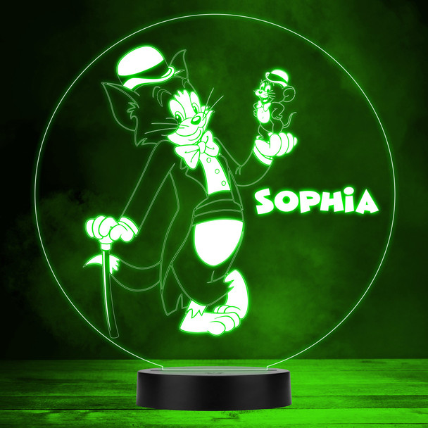 Tom & Jerry Top Hat Kid's TV Show Personalized LED Lamp MultiColor Night Light Tom & Jerry Top Hat Kid's TV Show Personalized LED Lamp MultiColor Night Light
