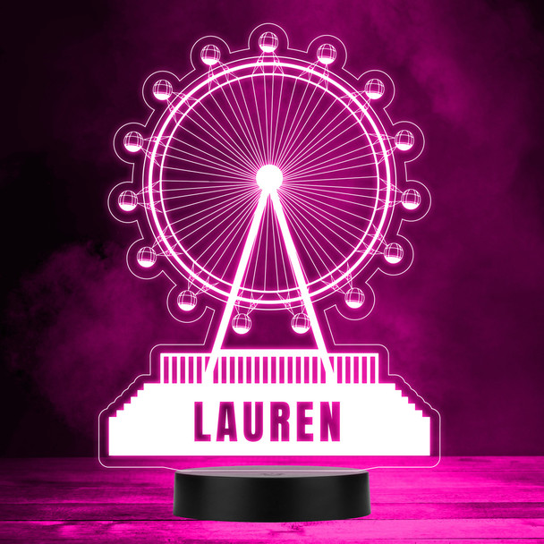 London Eye Ride UK Color Changing LED Lamp Personalized Gift Night Light