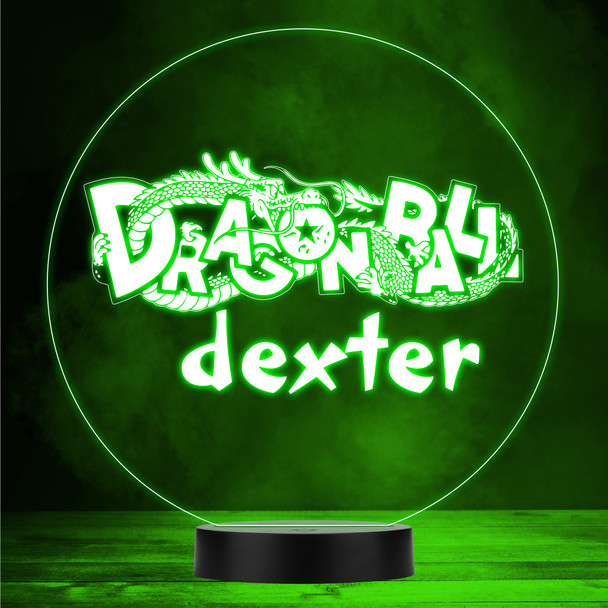 Dragonball Cartoon Logo Color Changing LED Lamp Personalized Gift Night Light
