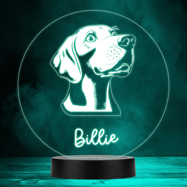 Weimaraner Dog Pet Silhouette MultiColor Personalized Gift LED Lamp Night Light Weimaraner Dog Pet Silhouette MultiColor Personalized Gift LED Lamp Night Light