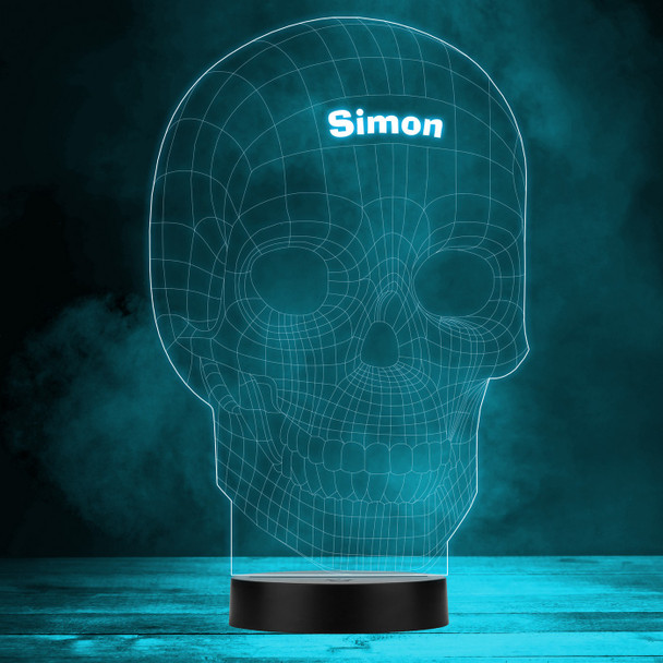 Geometric Skull Gothic Personalized Gift Color Changing LED Lamp Night Light Geometric Skull Gothic Personalized Gift Color Changing LED Lamp Night Light
