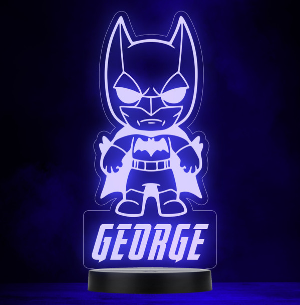 Batman Baby Superhero Dc Comic Personalized Gift Color Changing Lamp Night Light