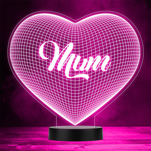 Geomatic 3D Style Mum or Mom Mother's Day Personalized Gift Color Changing Lamp Night Light Geomatic 3D Style Mum or Mom Mother's Day Personalized Gift Color Changing Lamp Night Light
