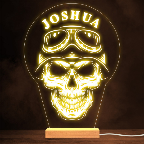 Skull Soldier Army Trooper Grunge Gothic Style Personalized Gift Lamp Night Light