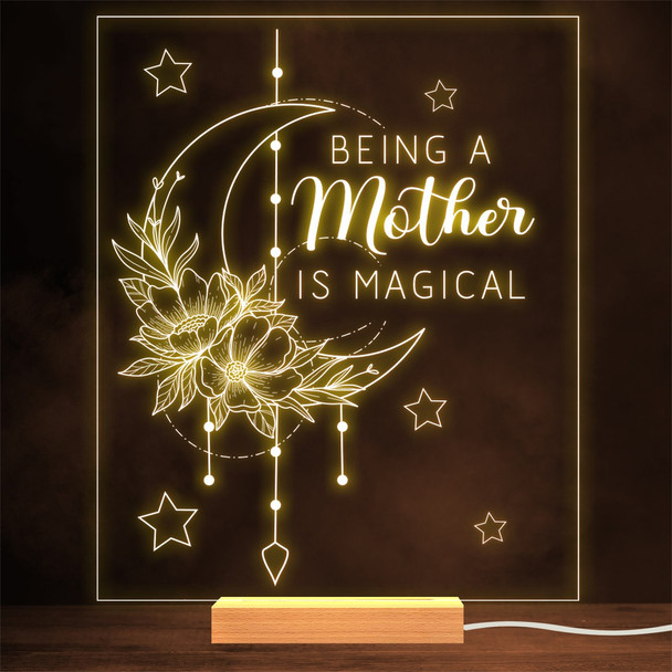 Magical Mother Moon Dream Catcher Mother's Day Personalized Gift Lamp Night Light