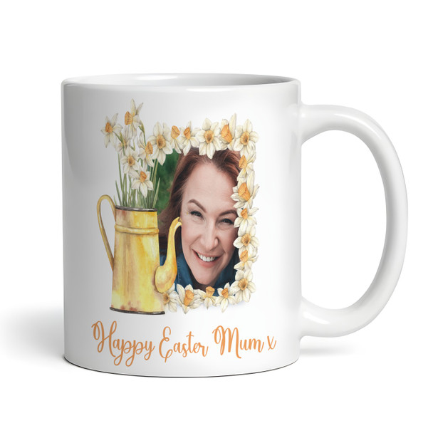 Happy Easter Gift Yellow Daffodil Spring Photo Coffee Tea Cup Personalized Mug