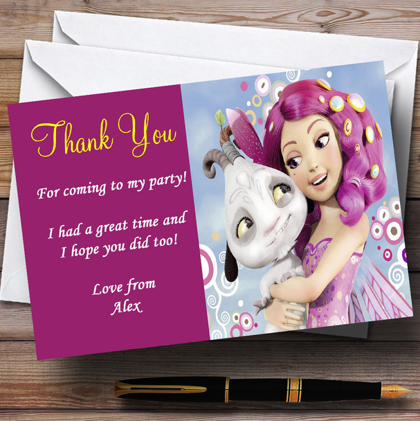 Mia And Me Personalized Children's Birthday Party Thank You Cards
