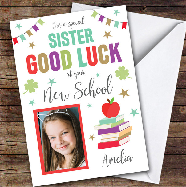 Personalized Going To New School Card For Sister Photo Books Apple