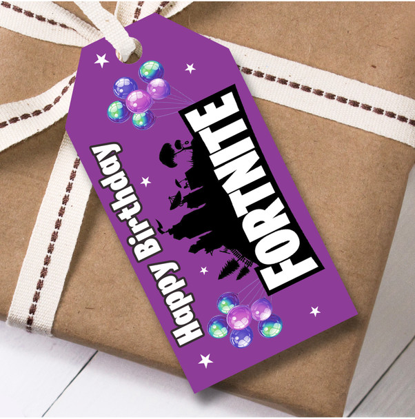 Birthday 12 Large Gift Tags Fortnite Kids Birthday Children's
