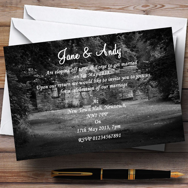 Mill Forge Gretna Green Personalized Wedding Invitations