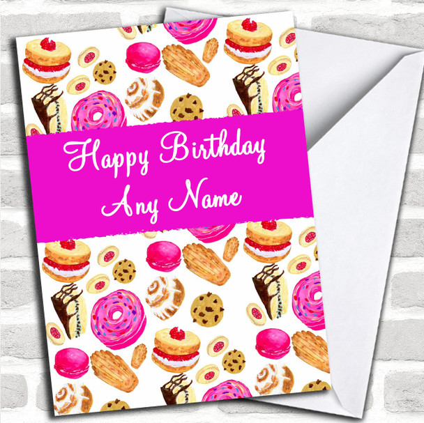 Birthday Cakes Personalized Birthday Card