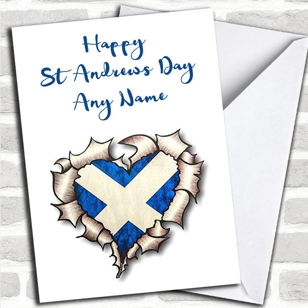 Scottish Heart Personalized St Andrews Day
