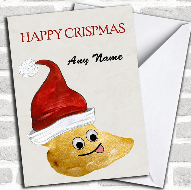 Funny Joke Crisp Mas Personalized Christmas Card