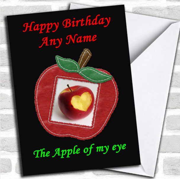 Apple Of My Eye Personalized Birthday Card