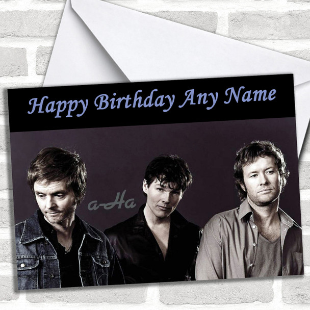 Aha Personalized Birthday Card