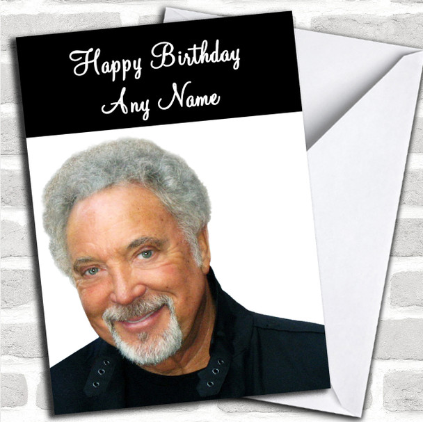 Tom Jones Personalized Birthday Card