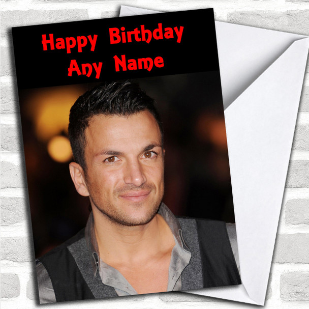 Peter Andre Personalized Birthday Card