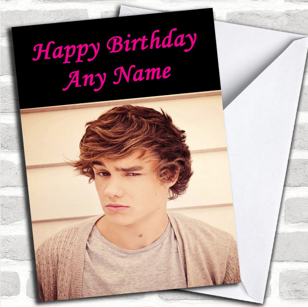 Liam Payne Personalized Birthday Card