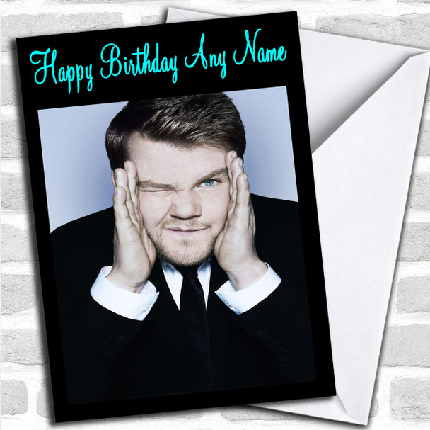 James Corden Personalized Birthday Card
