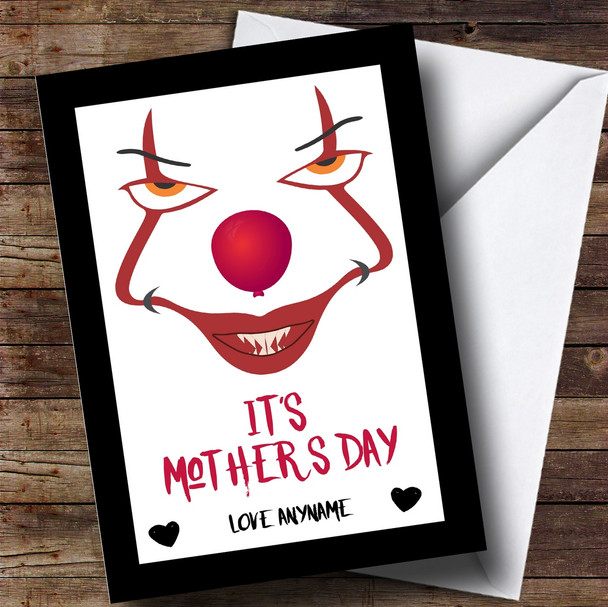 Personalized It Scary Silly Mothers Day Card