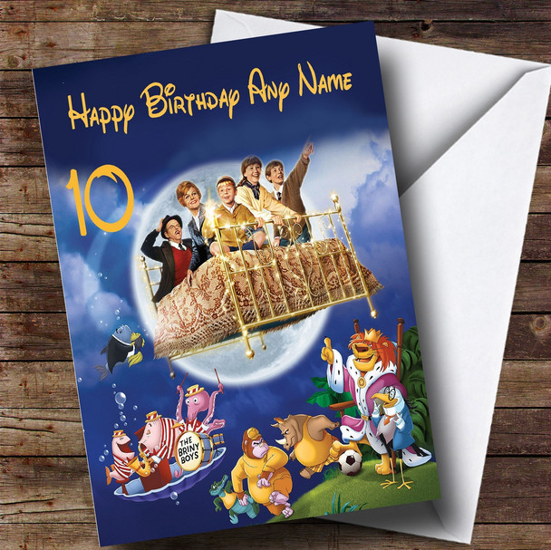 Personalized Disney Bedknobs And Broomsticks Children's Birthday Card