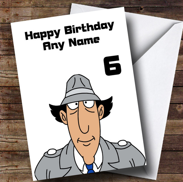 Personalized Inspector Gadget Children's Birthday Card