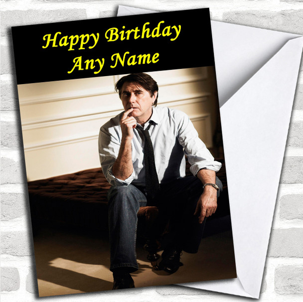 Bryan Ferry Personalized Birthday Card