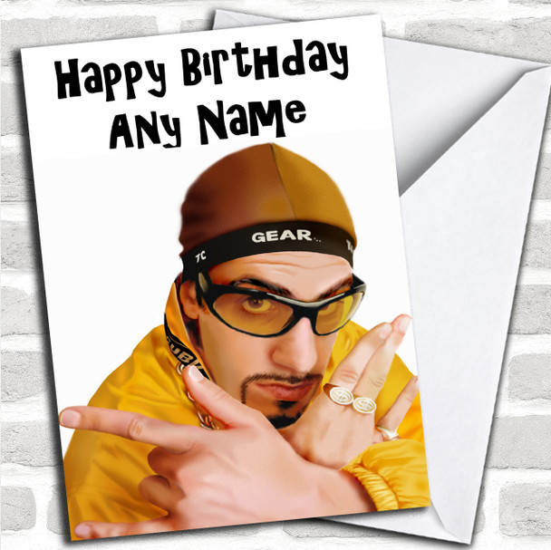 Ali G Personalized Birthday Card