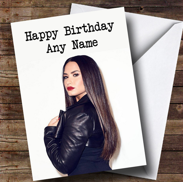 Personalized Demi Lovato Celebrity Birthday Card