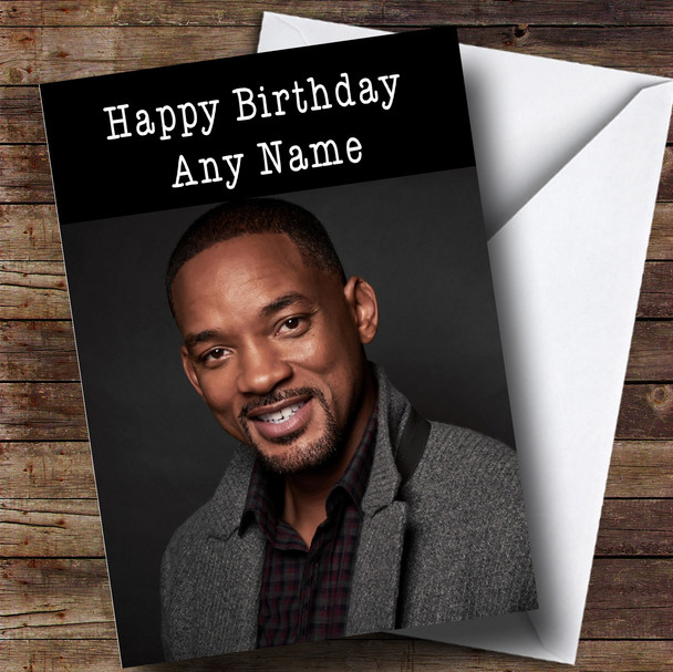 Personalized Will Smith Celebrity Birthday Card