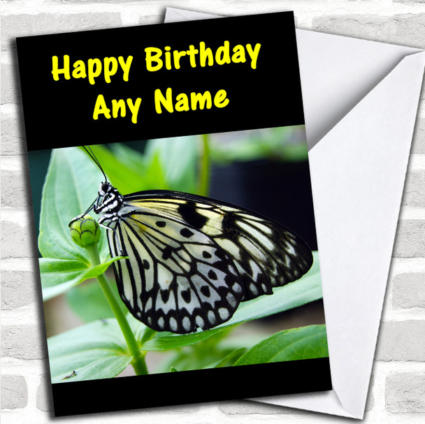 Unusual Butterfly Personalized Birthday Card