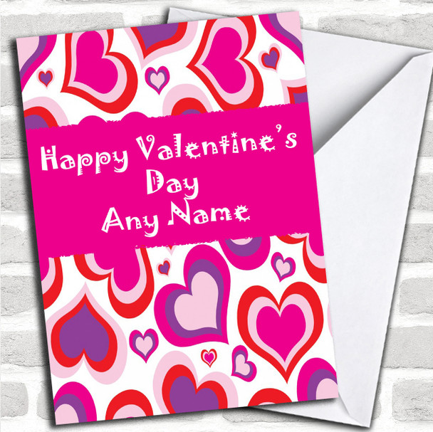 Beautiful Love Heart Romantic Personalized Valentine's Card