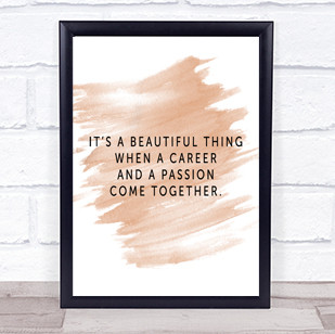 Beautiful Thing Quote Print Watercolour Wall Art