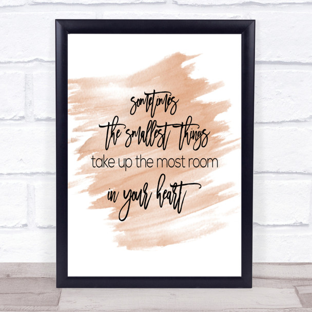 Take Up The Most Room Quote Print Watercolour Wall Art