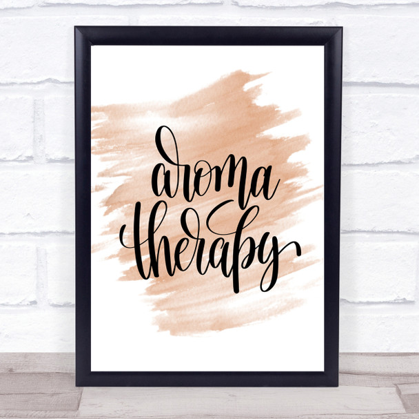 Aromatherapy Quote Print Watercolour Wall Art