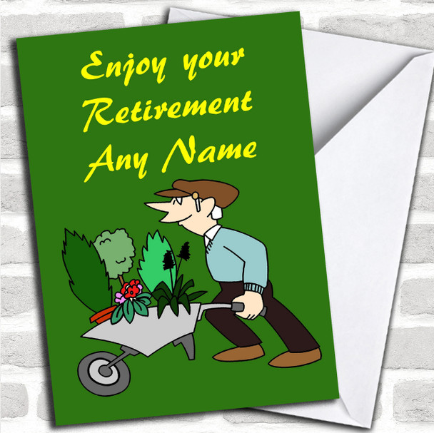 Gardening Personalized Retirement Card