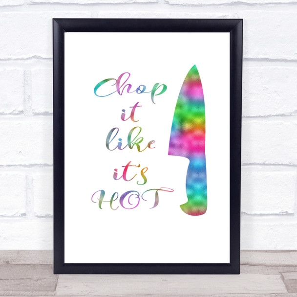 Knife Rainbow Quote Print