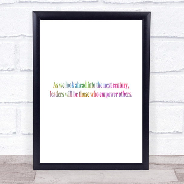 Empower Others Rainbow Quote Print