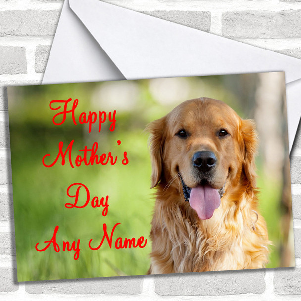Stunning Labrador Dog Personalized Mother's Day Card