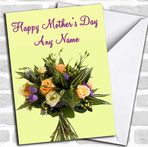 Bunch Of Flowers Personalized Mother's Day Card