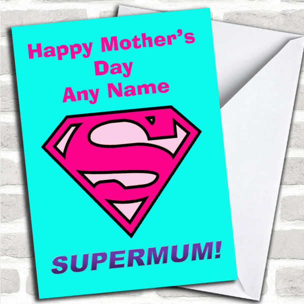 Supermum Personalized Mother's Day Card